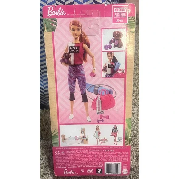Mattel Barbie Wellness Fitness Doll (NWT)